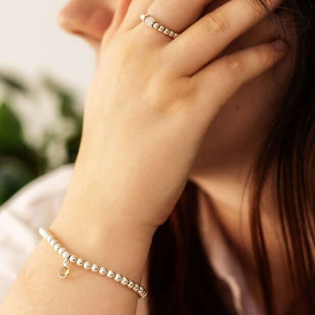 Citrine Birthstone Bracelet Sterling Silver