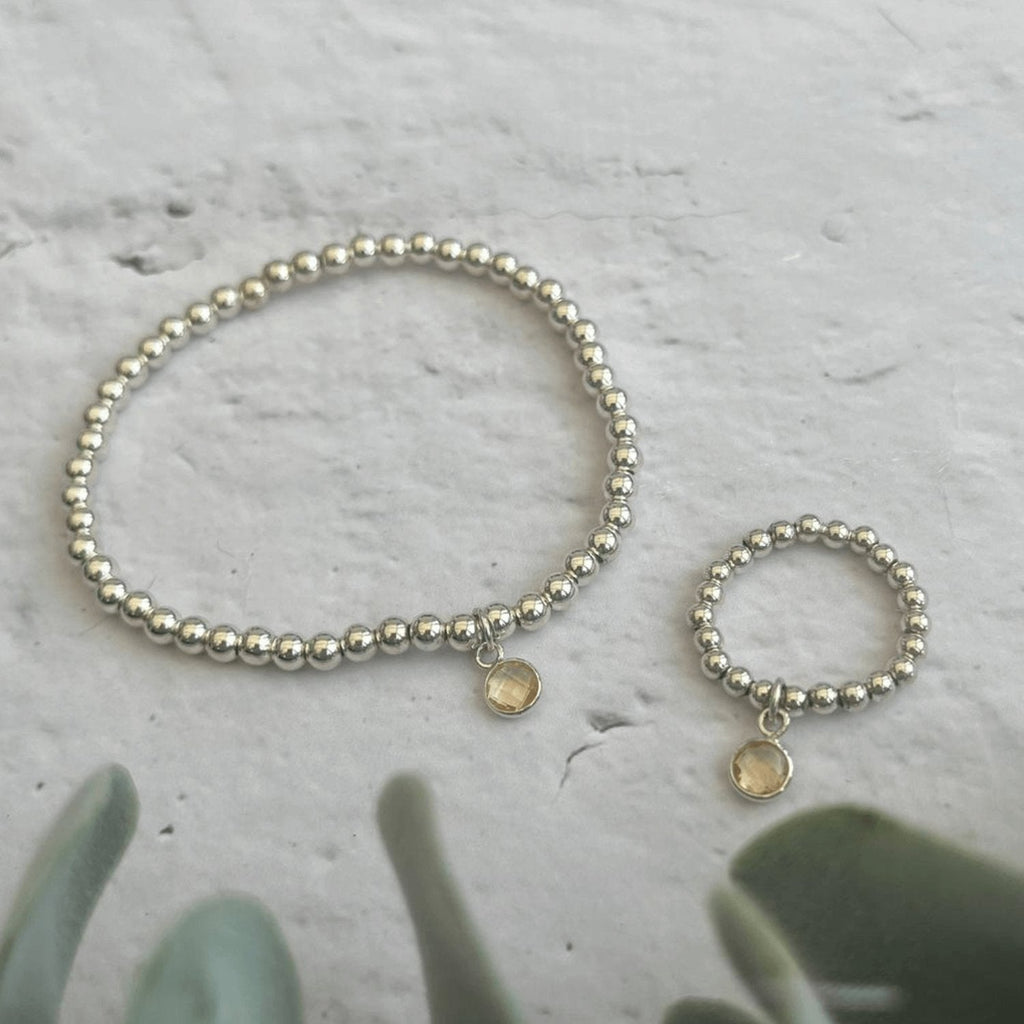 Citrine November Birthstone Jewellery Set