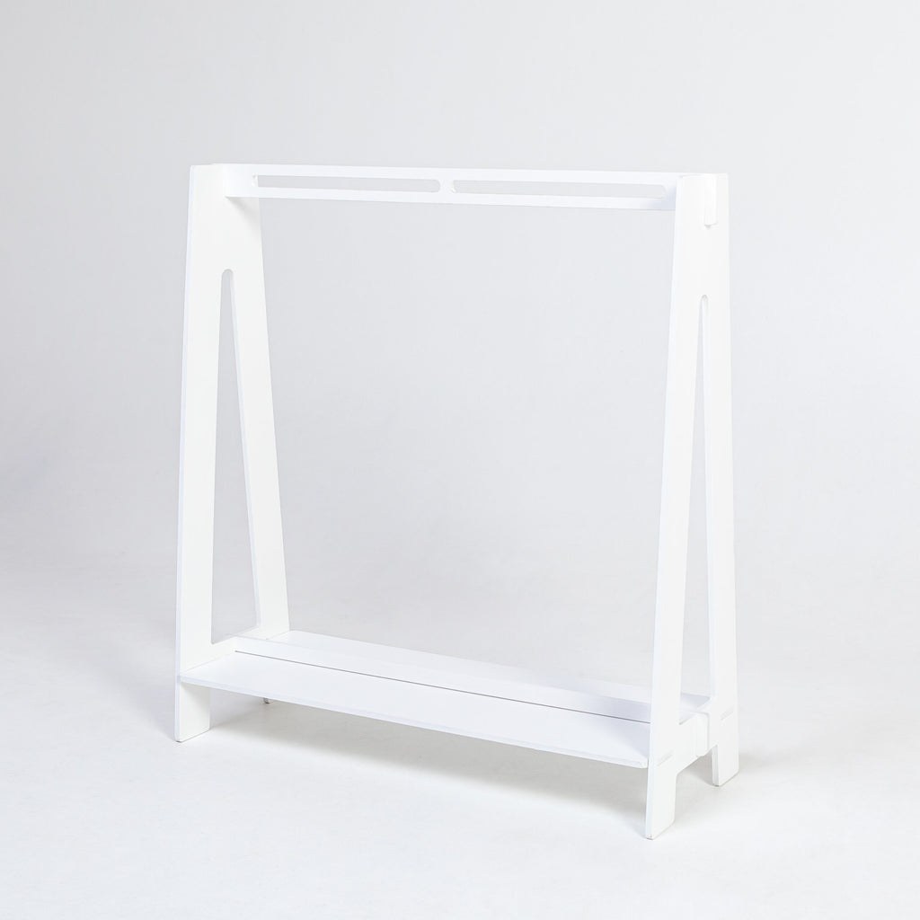 Toddler Dress Up Rack – Montessori Inspired Organizational Tool by Montessori House Bed at www.brixbailey.com