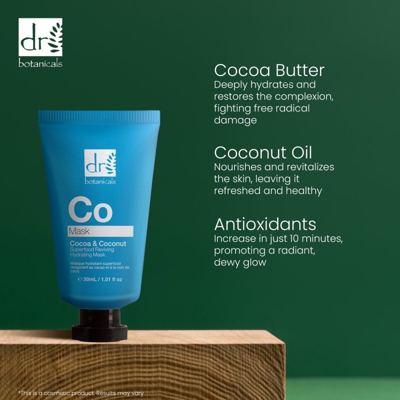 Cocoa and Coconut Superfood Reviving Hydrating Mask 30ml