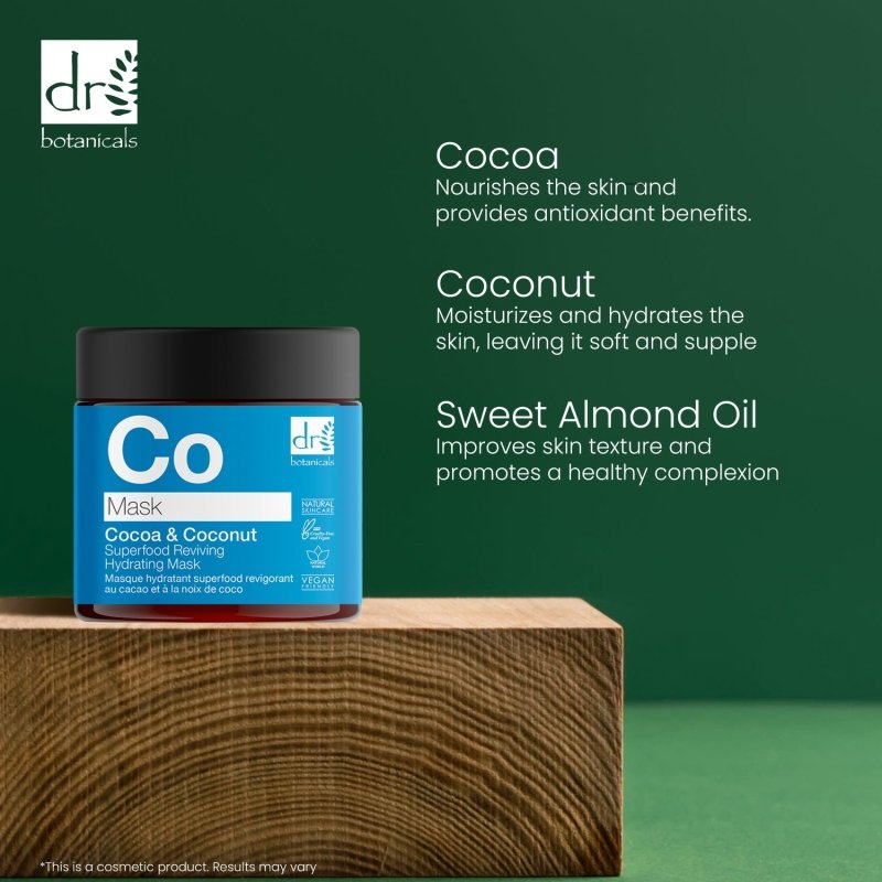 Cocoa and Coconut Superfood Reviving Hydrating Mask 60ml