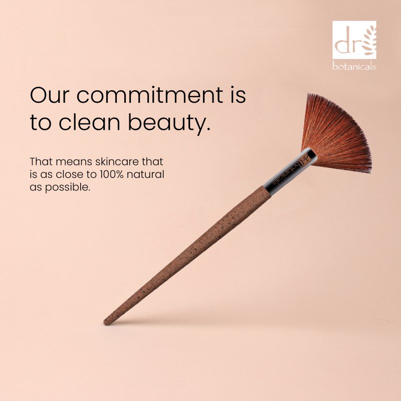 Coffee Ground Fan Brush for Makeup