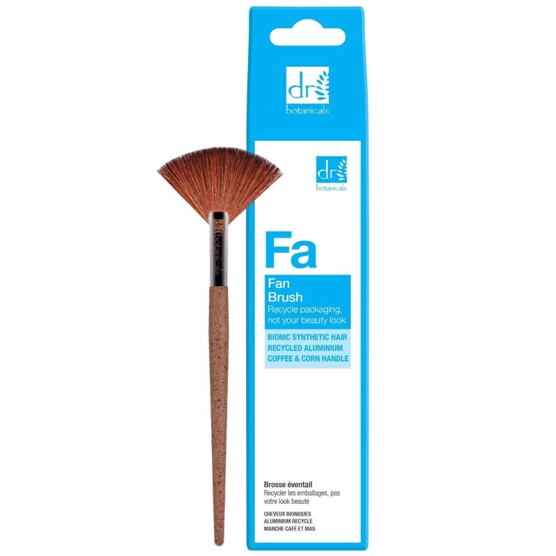 Coffee Ground Fan Brush for Makeup