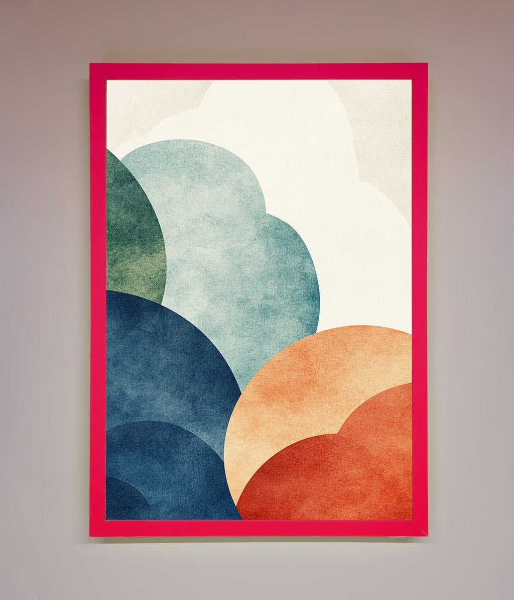 Colour Clouds Framed Wall Art