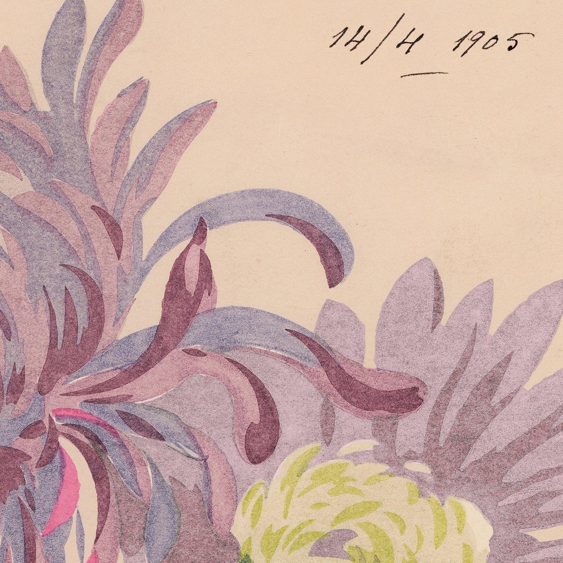 No.107 Connie Blooms 1905 Vintage Archive Poster Print