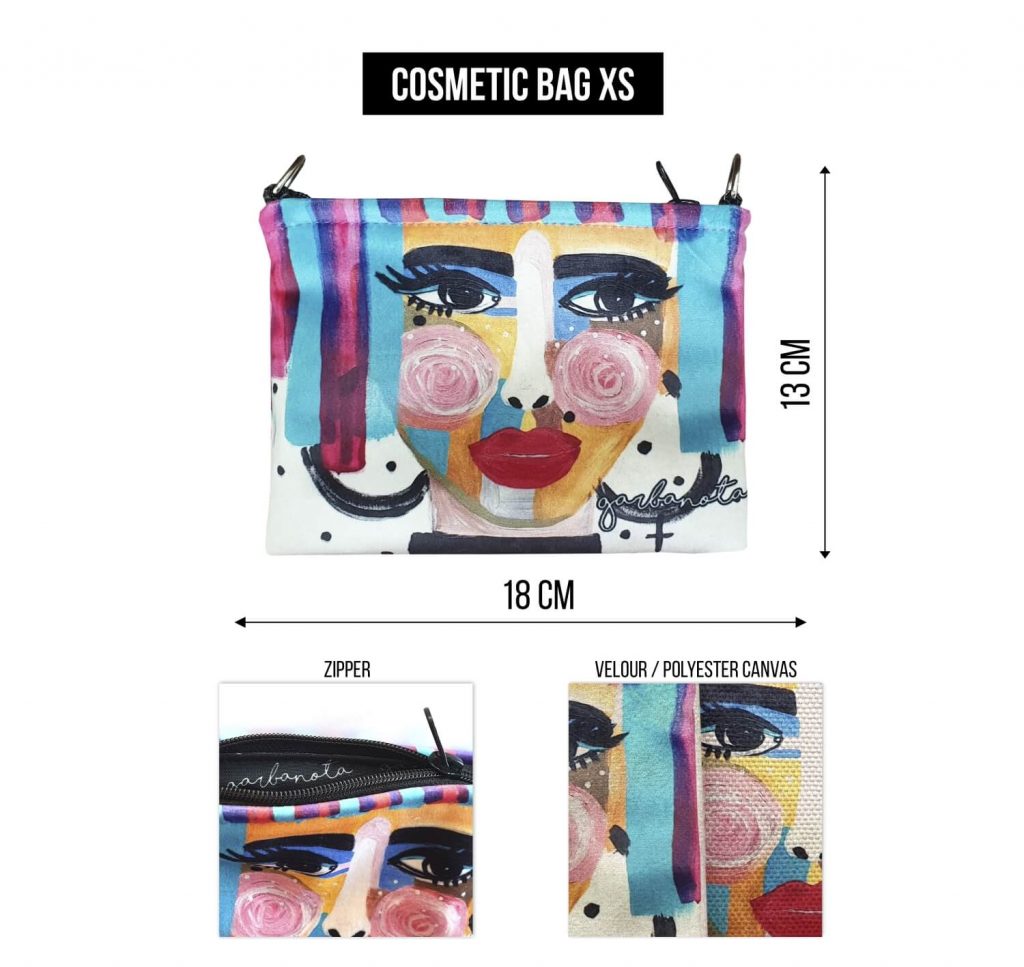 Garbanota Makeup Bags – Artistic, Durable & Versatile by Garbanota at www.brixbailey.com