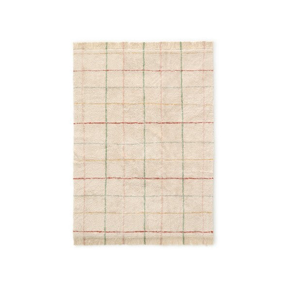 Washable Rug Colorful Lines, 90 x 130 cm