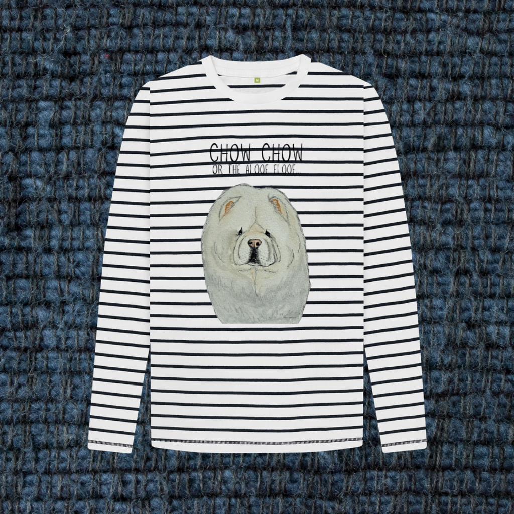 Cream Chow Chow Child's Breton Top