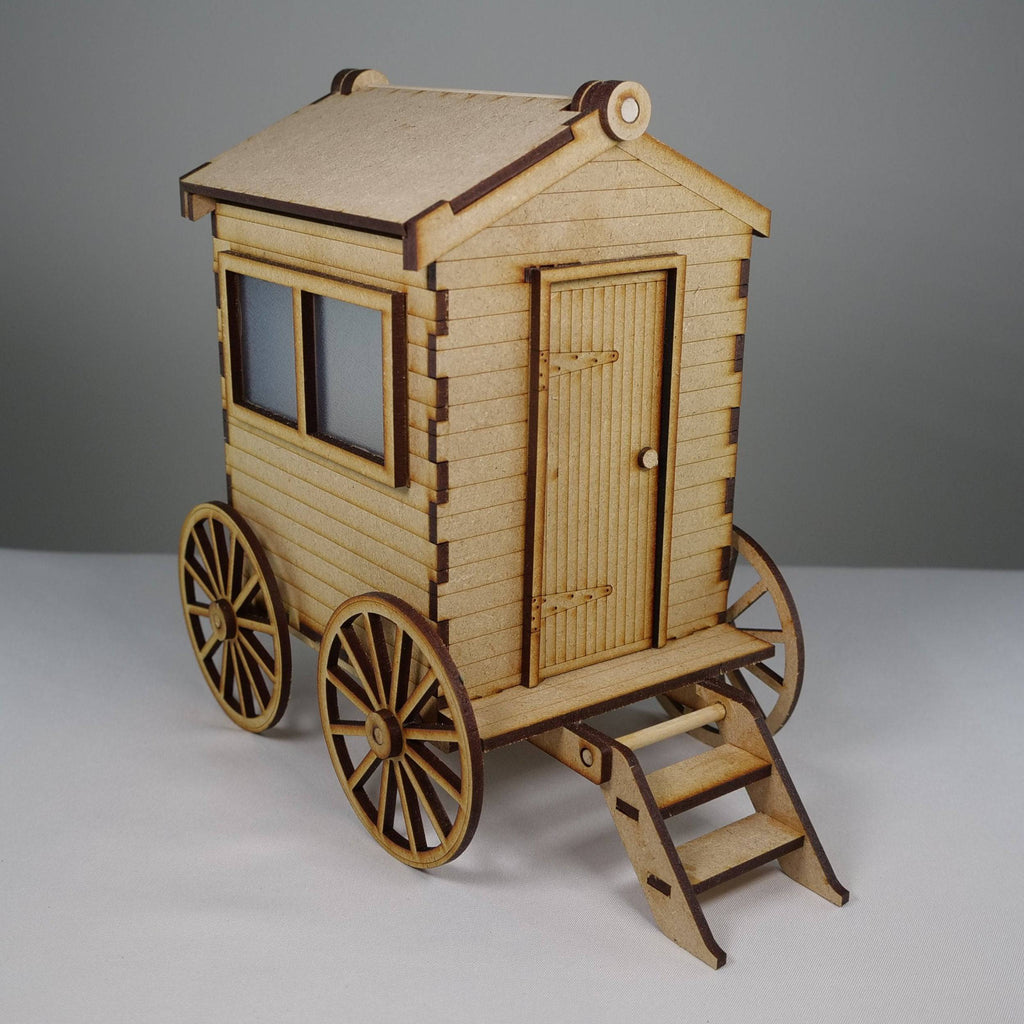 Bathing Hut on Wheels Pre-Built Model