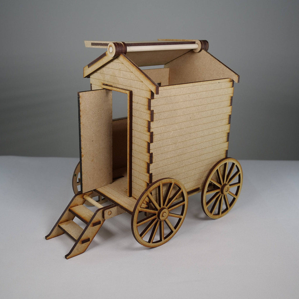 Bathing Hut on Wheels Pre-Built Model