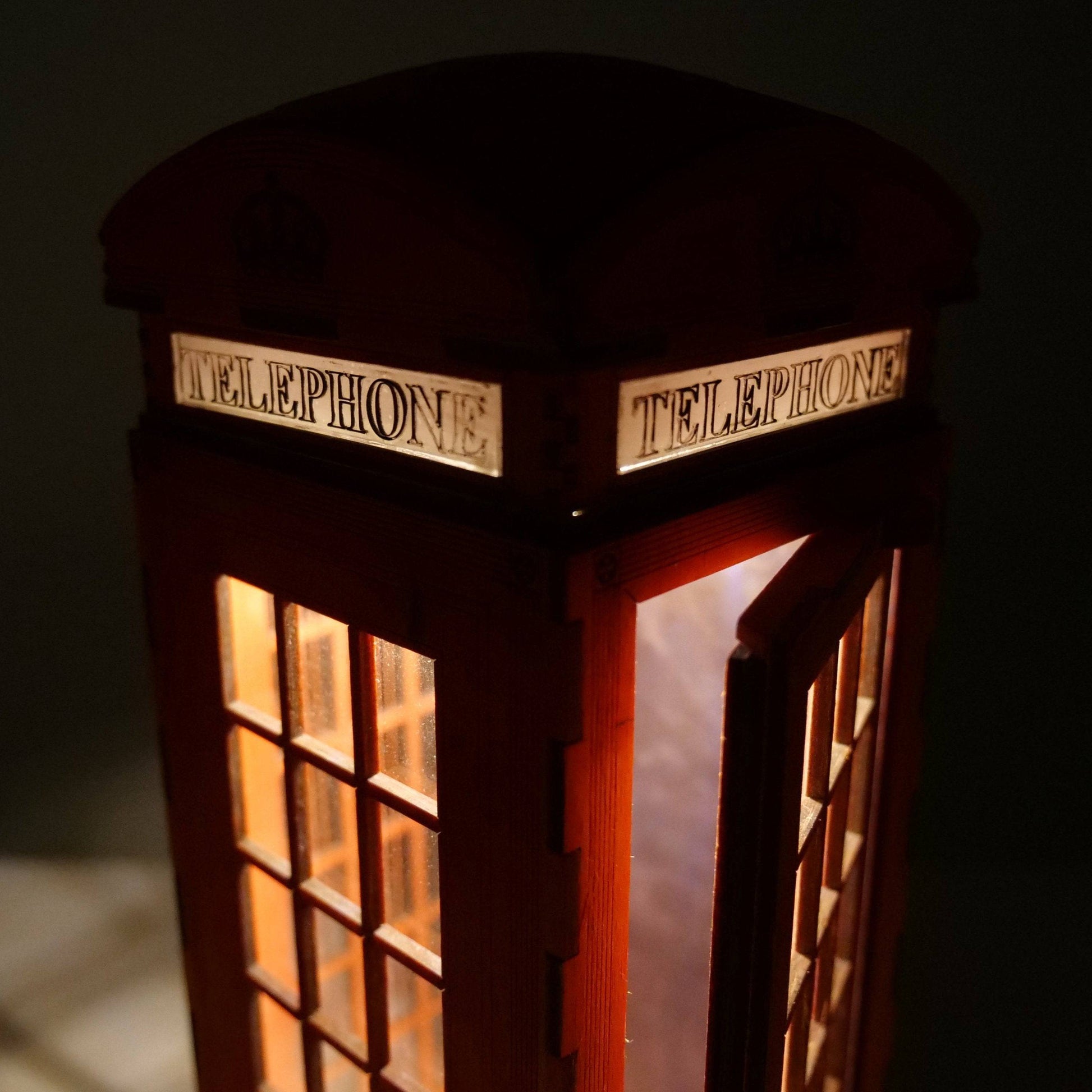 Telephone Box Lamp Pre-Built Model