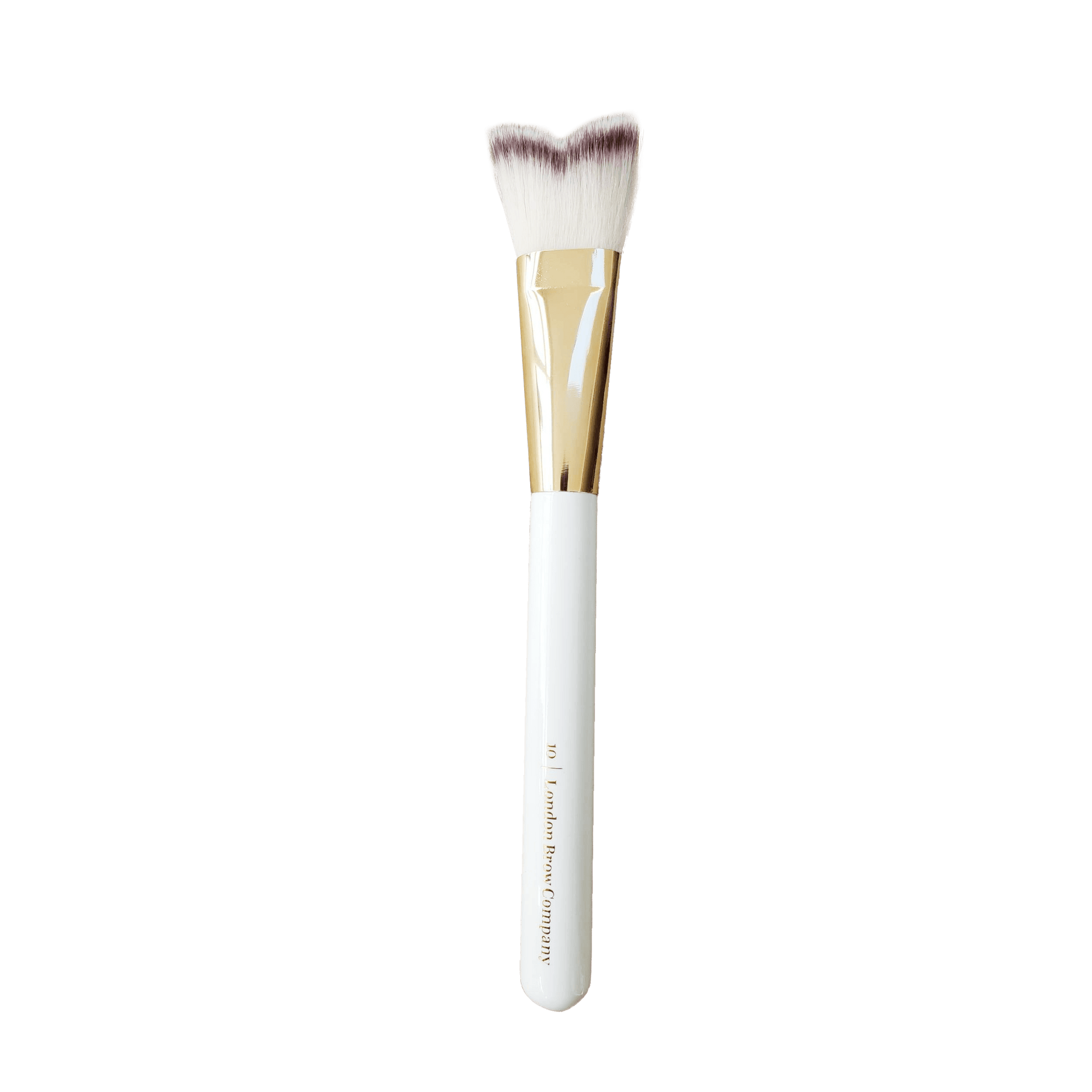 Curved Heart Shaped Brow and Lash Cleansing Brush