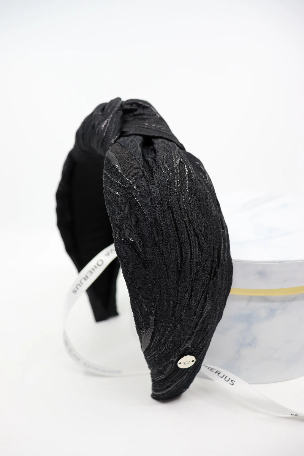 Lola Top Knot Headband – Elegant, Comfortable, Unique Design by Eva Oherjus at www.brixbailey.com