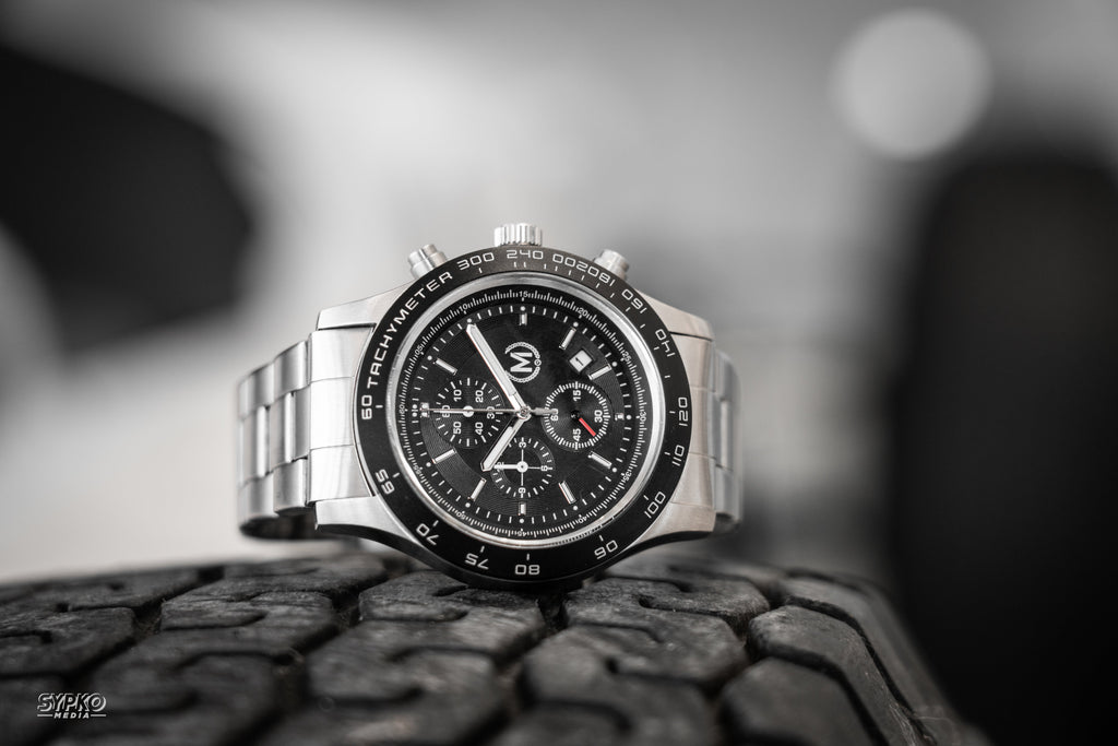 GT Chronograph Watch with Metal Strap