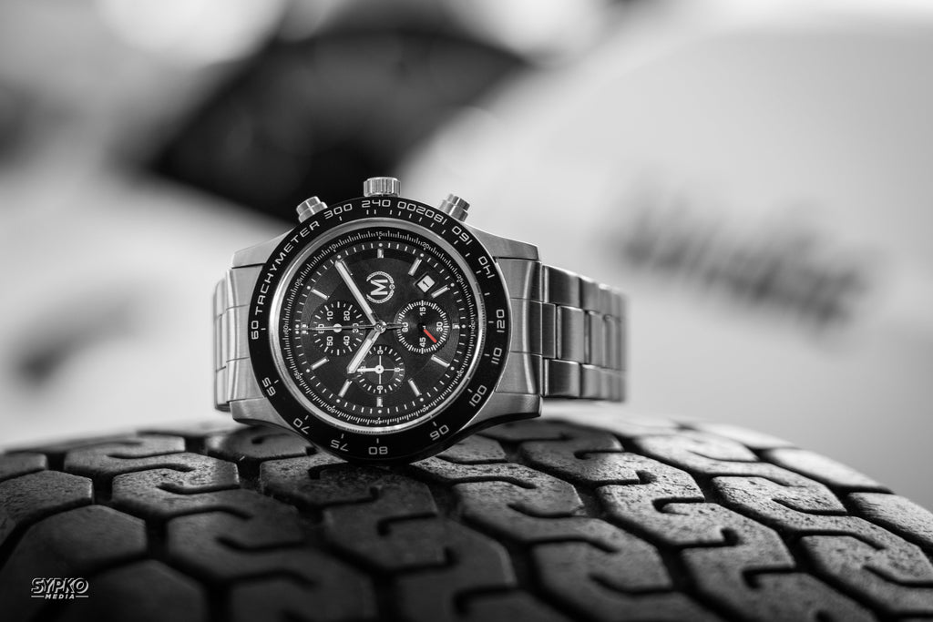 GT Chronograph Watch with Metal Strap