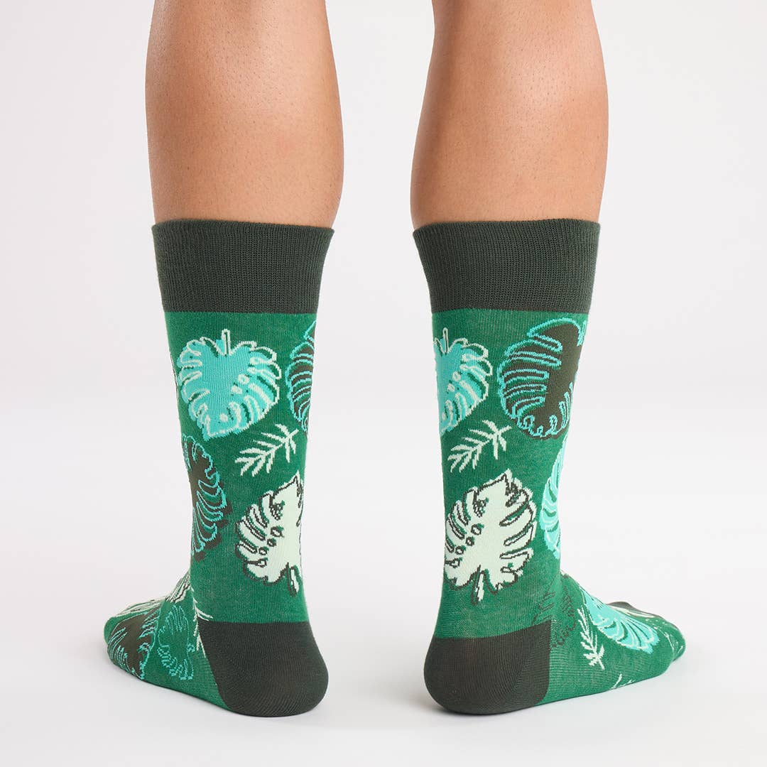 Monstera Leaf Socks for Plant Lovers