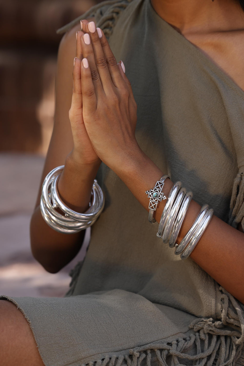 Classic Wide Brass Bangles