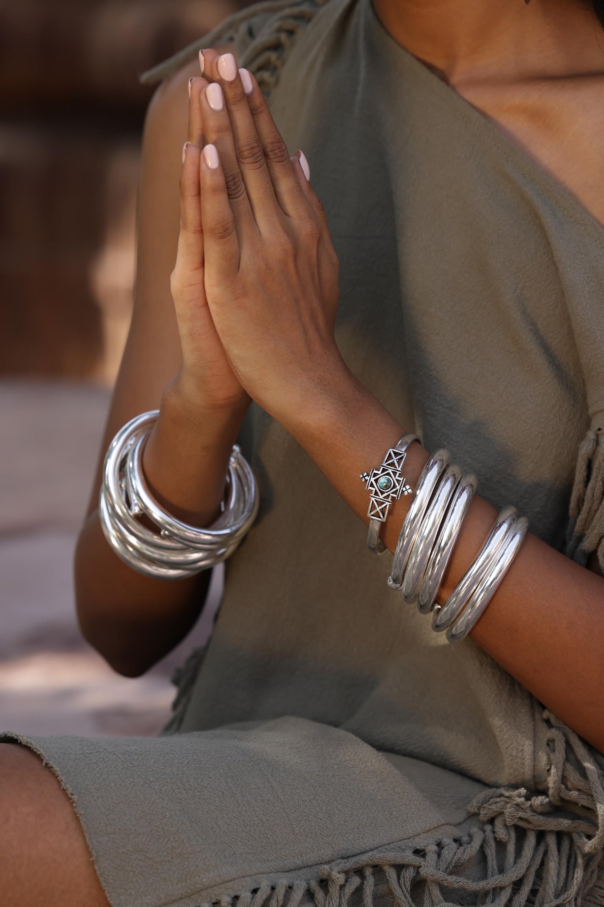 Classic Wide Brass Bangles