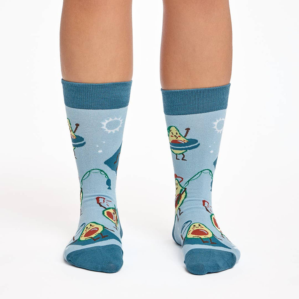 Avocado Beach Party Socks