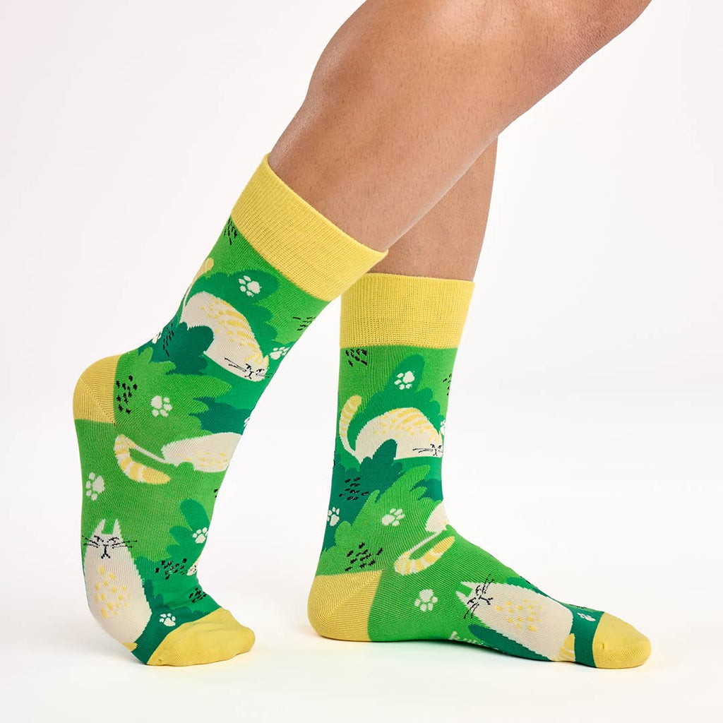 Cattitude in the Canopy Socks