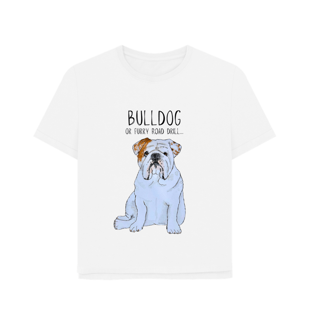 Bulldog Chic Women's T Shirt Furry Road Print