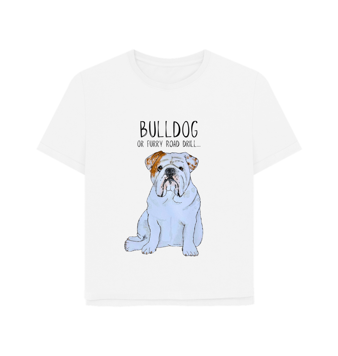 Bulldog Chic Women's T Shirt Furry Road Print