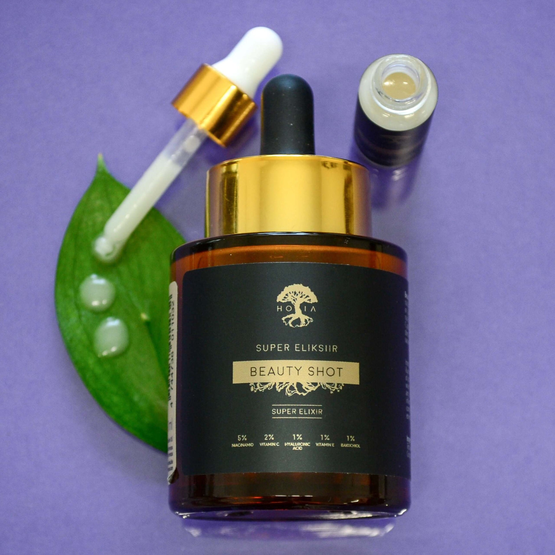 Radiant Skin Rejuvenator – Beauty Shot Serum with Hyaluronic Acid & Vitamins by HOIA at www.brixbailey.com
