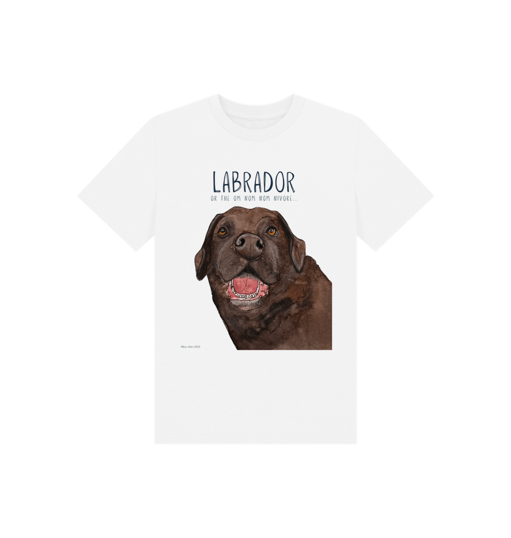 Chocolate Labrador Snack Patrol Kids T-Shirt