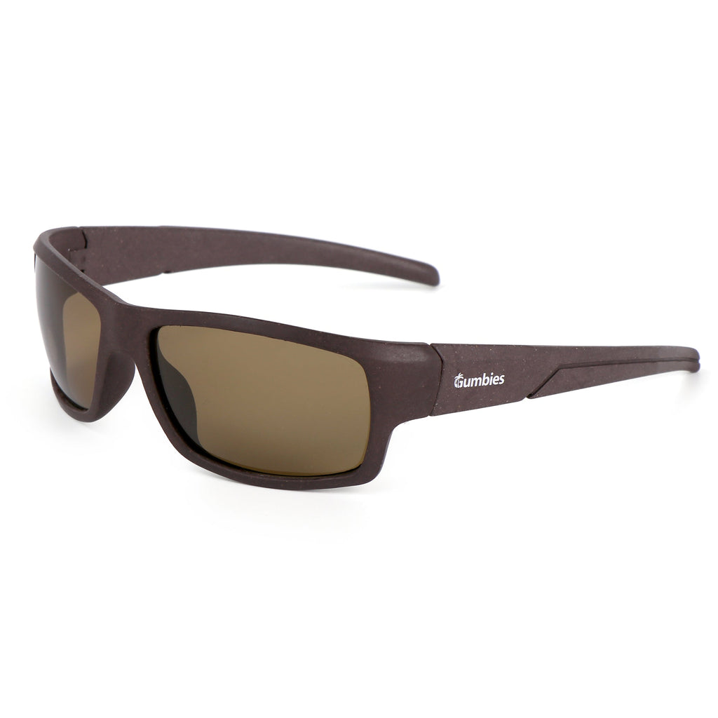 Coffee Wraparound Sunglasses