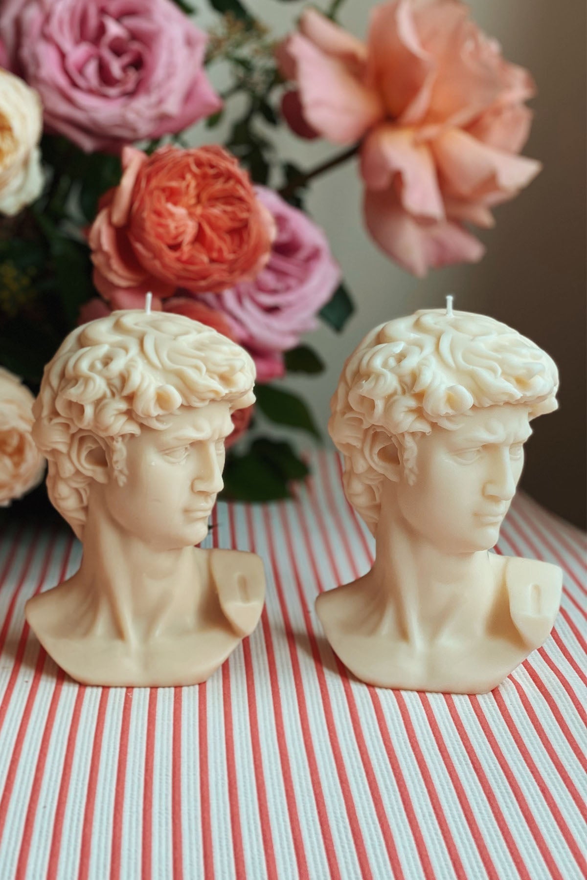 David Bust Scented Candle