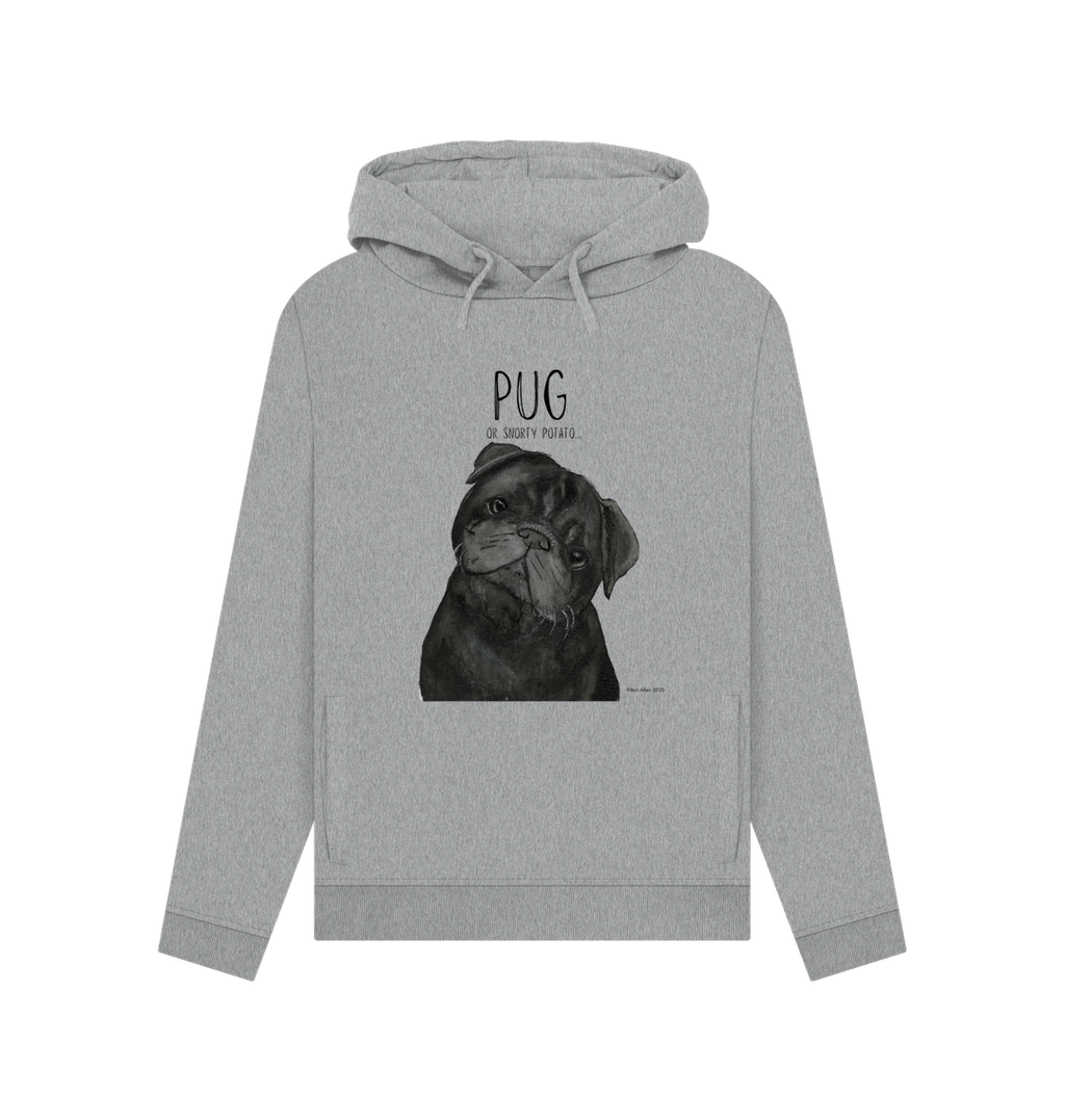 Snorty Potato Women's Hoodie Cozy Cute and Pug Approved