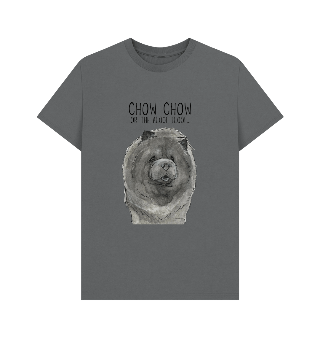 Blue Chow Chow Men's T-Shirt with Aloof Floof Design