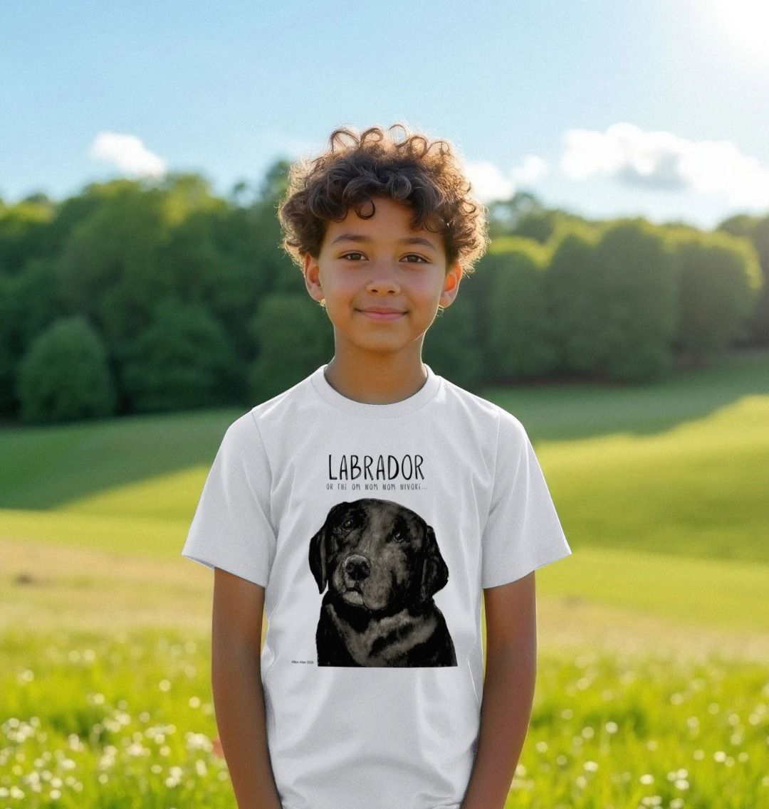 Black Labrador Snack Patrol Kids T-Shirt