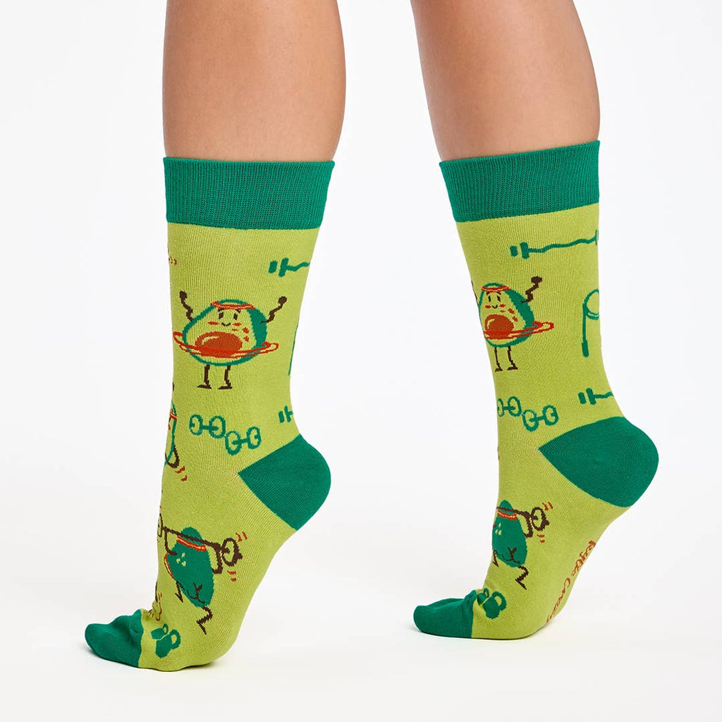 Avocado Gains Gym Socks