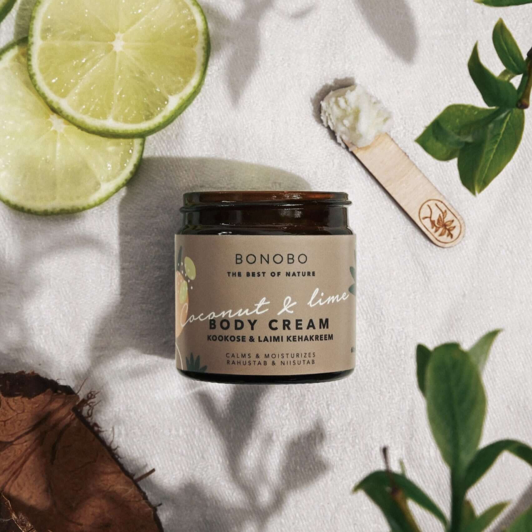 Coconut & Lime Body Cream – Soothing, Moisturizing & Anti-Aging by BONOBO at www.brixbailey.com