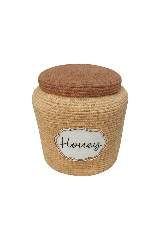 Eco-Friendly Honey Yellow Basket for Toys and Knick-Knacks - Handmade and Sustainable by Lorena Canals at www.brixbailey.com
