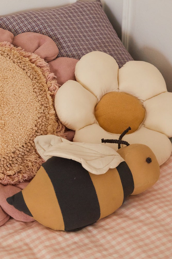 Little Daisy Flower-Shaped Pillow - Soft Cotton, Safe & Eco-Friendly Handmade Children's Cushion by Lorena Canals at www.brixbailey.com