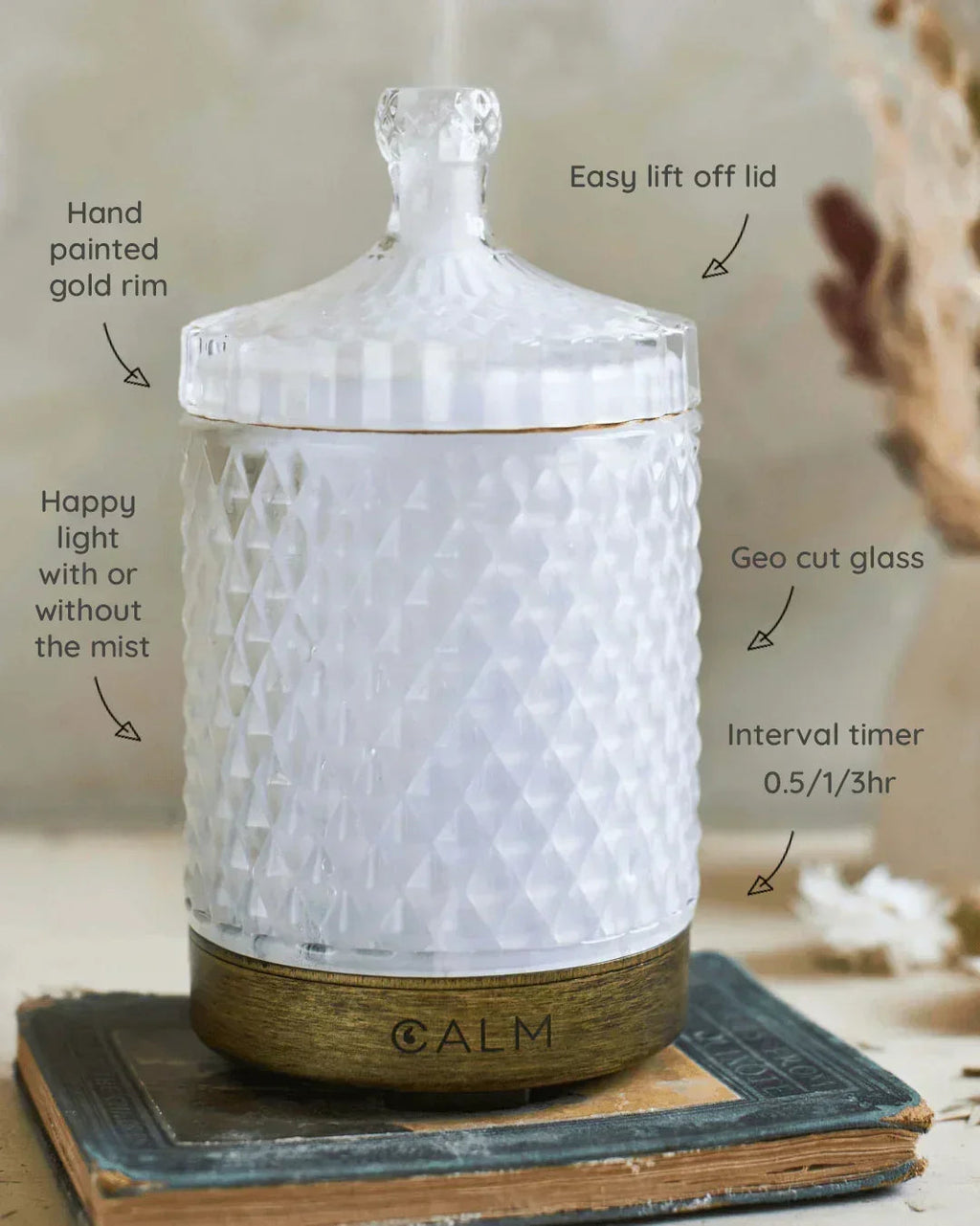 Aroma Diffuser with Three Step Calm Ritual