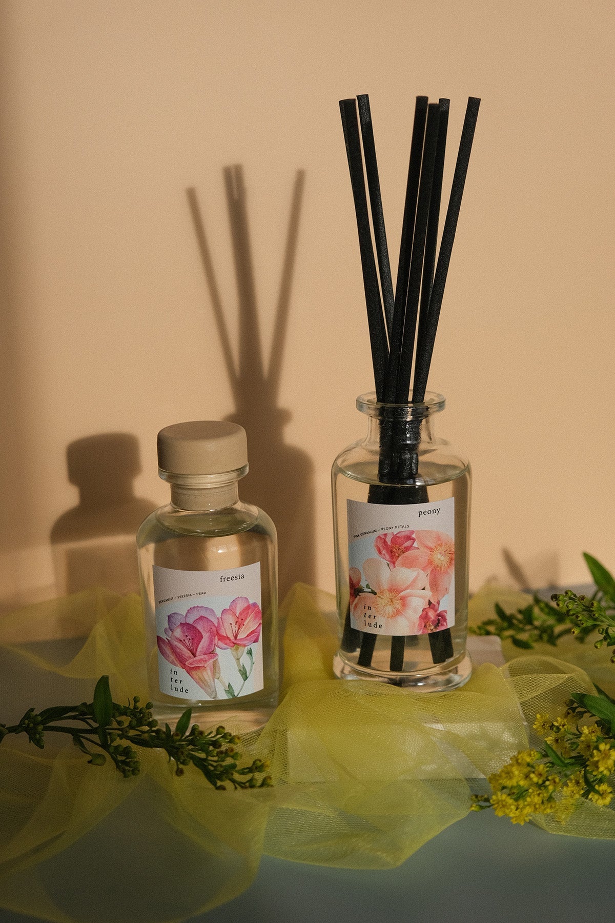 Floral Reed Diffuser with Natural Reeds