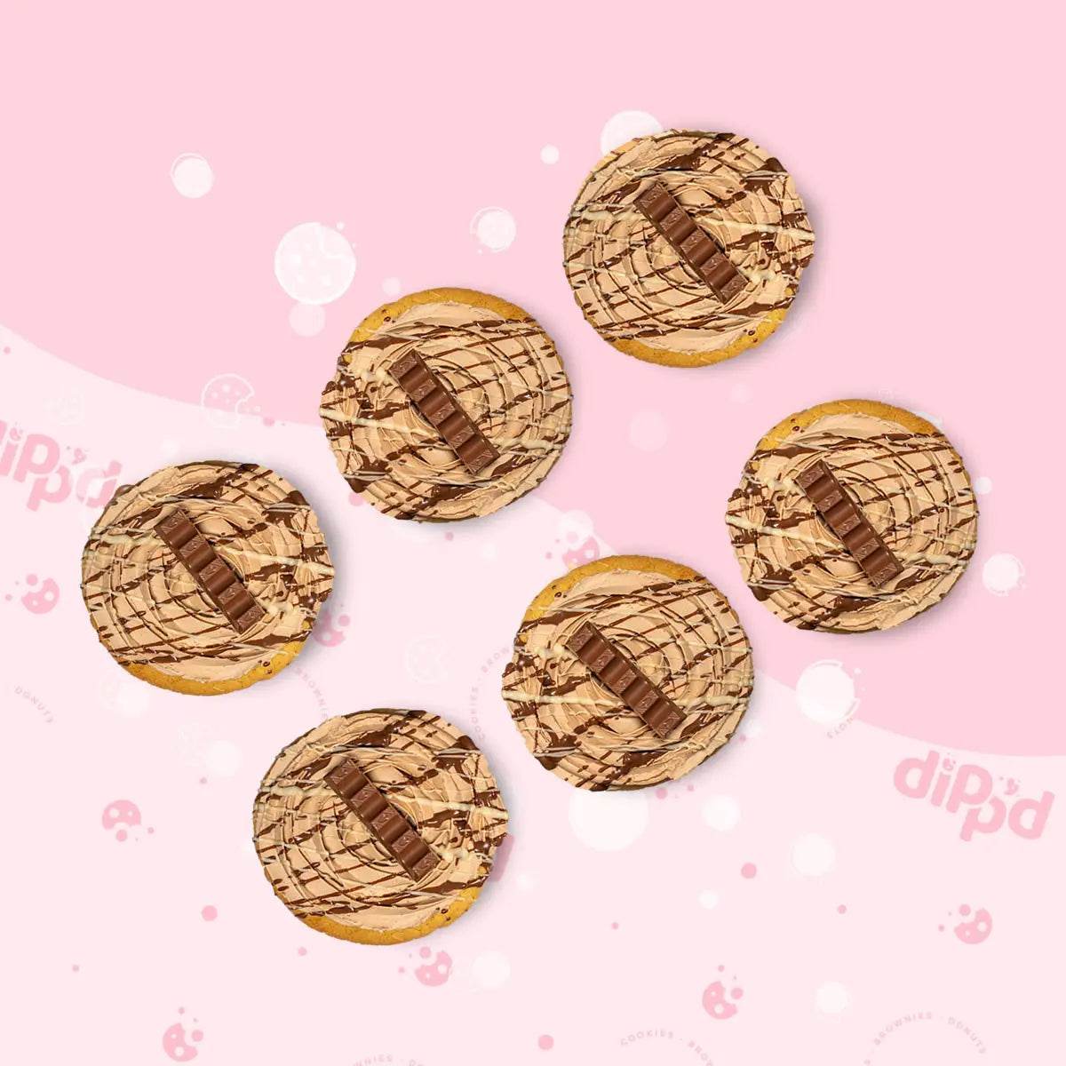 Kinder Cookie Box - 6 Handmade Sugar Cookies