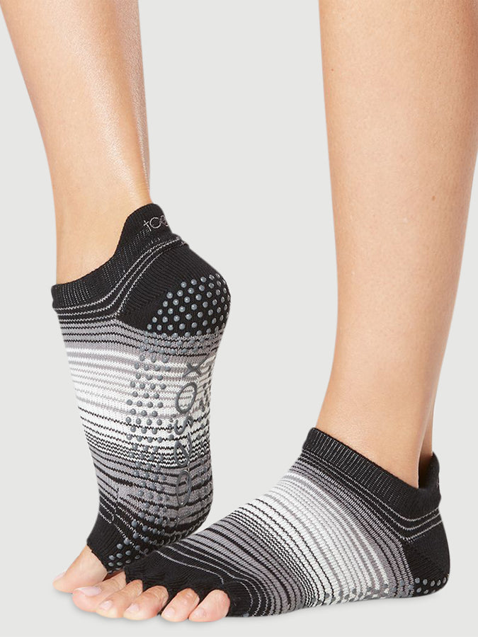 Low Rise Half Toe Yoga Grip Socks for Women