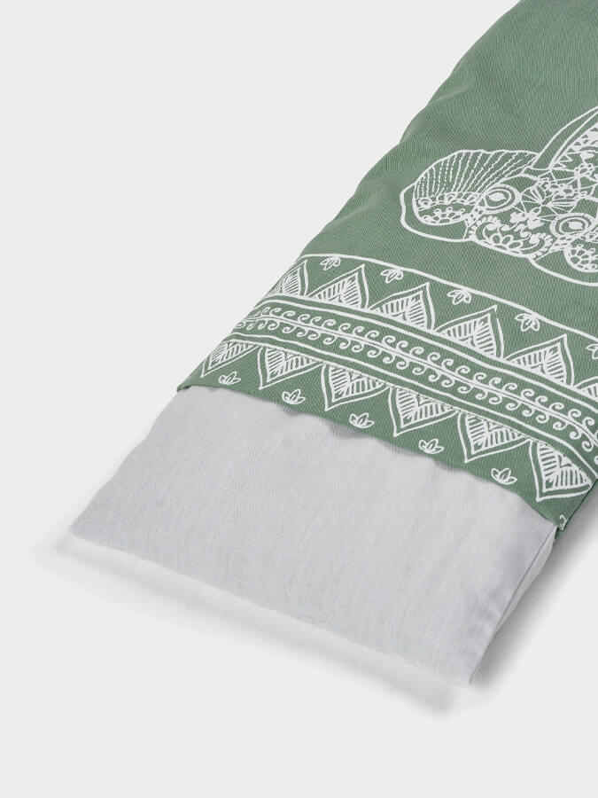Organic Cotton Lavender Scented Eye Pillow with Linseed Fill