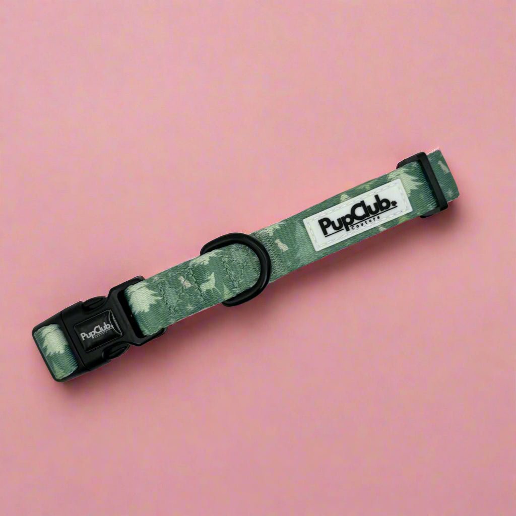 Evergreen Trails Dog Collar