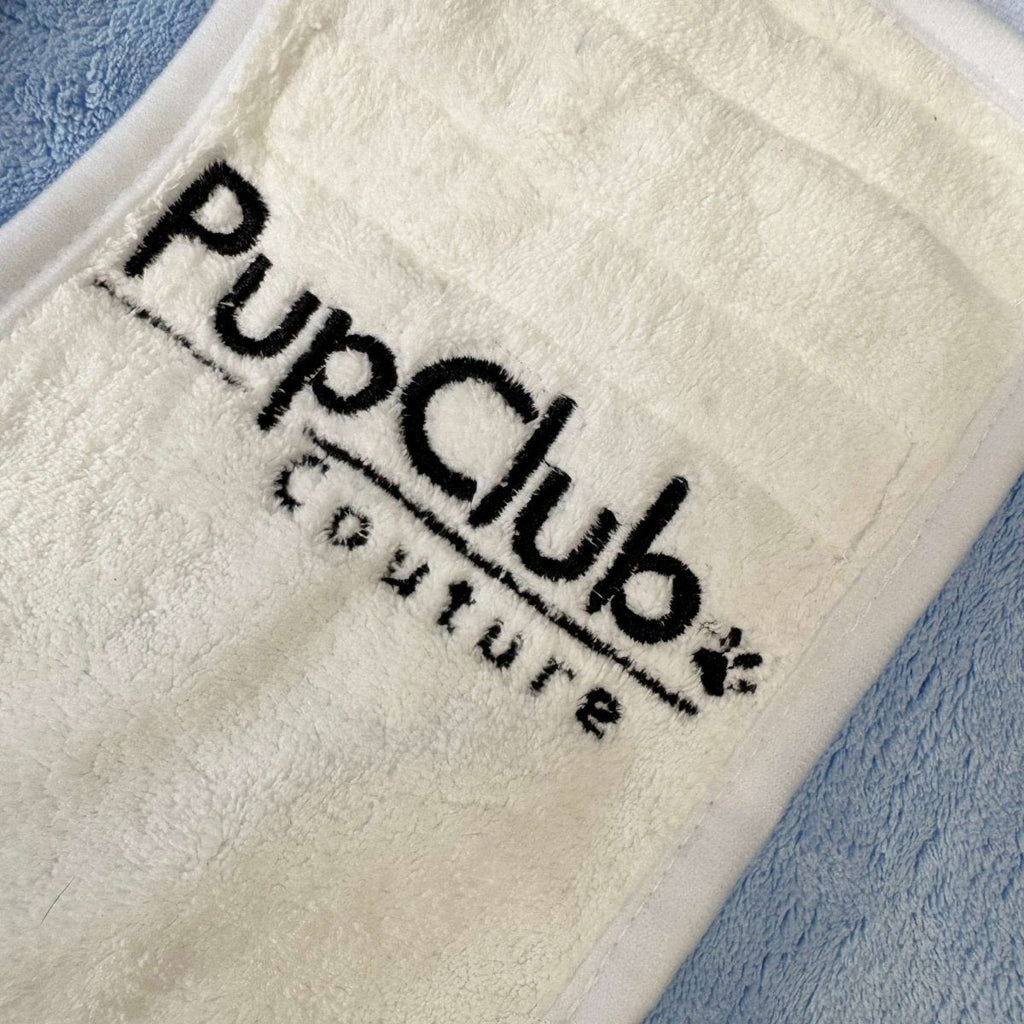 Blue Dog Drying Robe for Quick Bathtime Dry Off