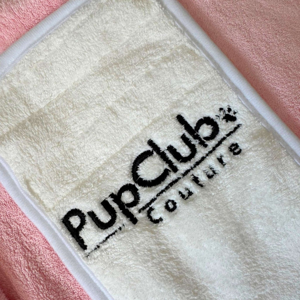 Pink Drying Robe for Dogs