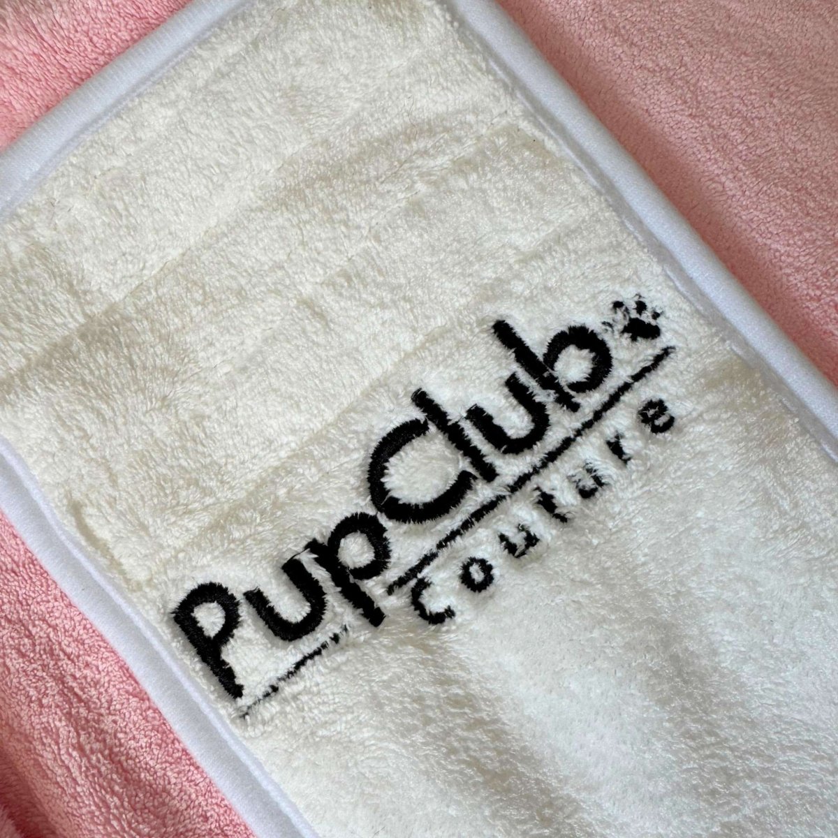 Pink Drying Robe for Dogs