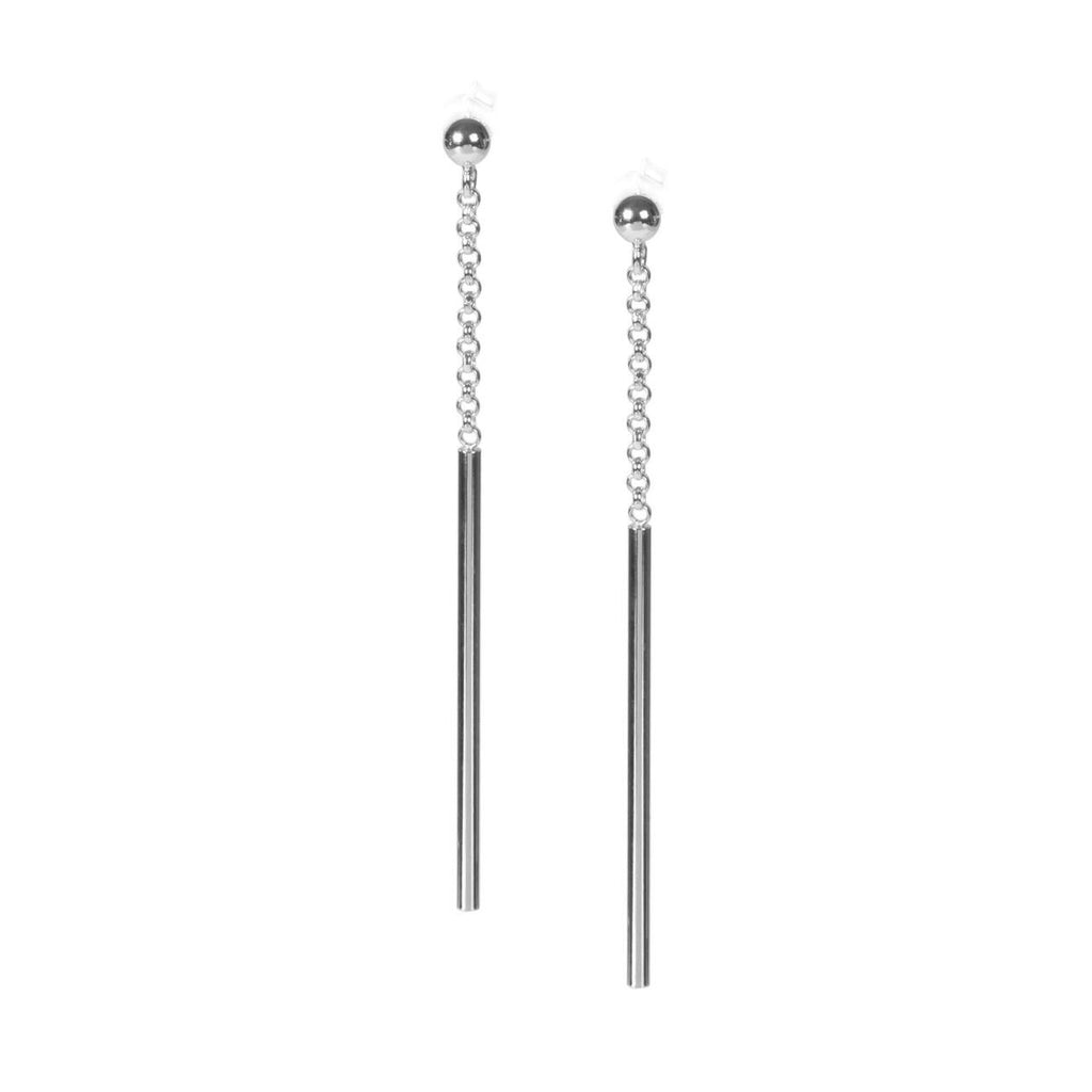Enhance Your Style with Dots Fixed Long Earrings by MyaMoon at www.brixbailey.com
