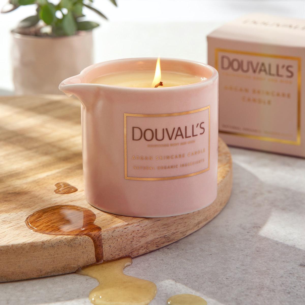 Argan Massage Candle Vanilla Jasmine and Ginger 180g