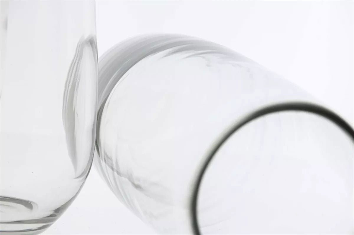 Robert Clear Glass Vase