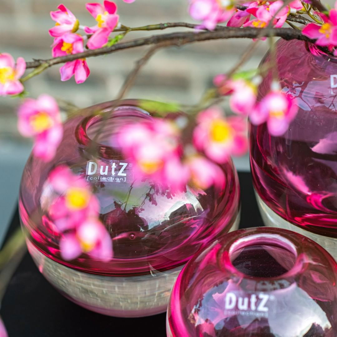 Ball Vase Hoola in Fuchsia